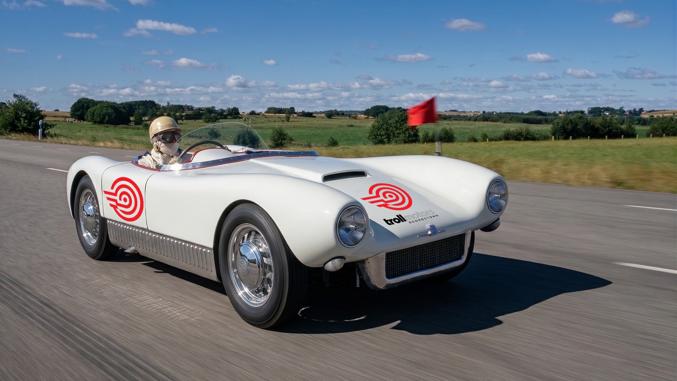 Classic SAAB race car